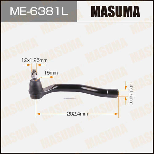 Наконечник рулевой Masuma, ME-6381L