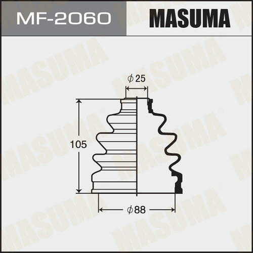 Пыльник ШРУСа Masuma (резина), MF-2060
