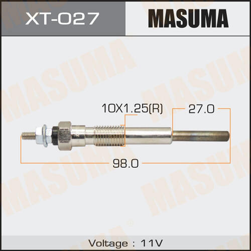 Свеча накаливания Masuma, XT-027