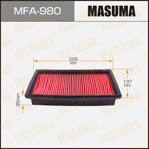Фильтр воздушный Masuma, MFA-980