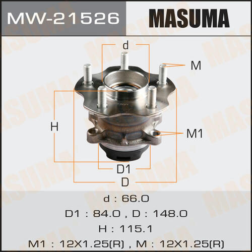 Ступичный узел Masuma, MW-21526