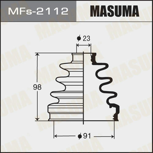 Пыльник ШРУСа Masuma (силикон), MFs-2112