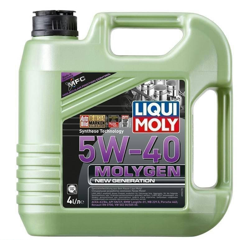 Масло LIQUI MOLY Molygen New Generation 5W40 моторное синтетическое 4л артикул 9054
