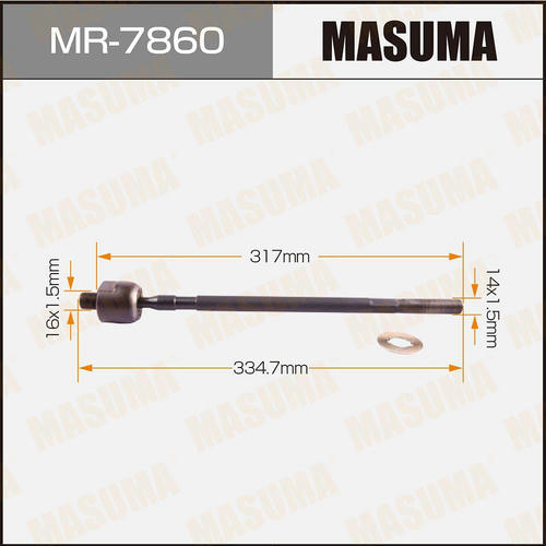 Тяга рулевая Masuma, MR-7860