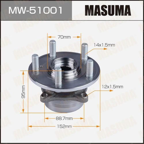 Ступичный узел Masuma, MW-51001