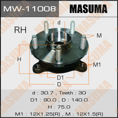 Ступичный узел Masuma, MW-11008