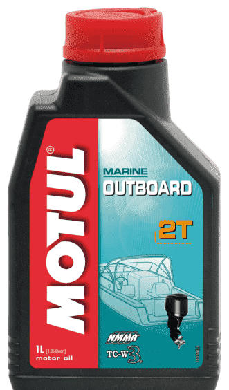 Масло моторное 2T Motul Outboard минеральное 1л 102788