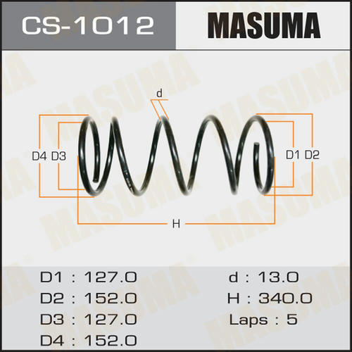 Пружина подвески Masuma, CS-1012