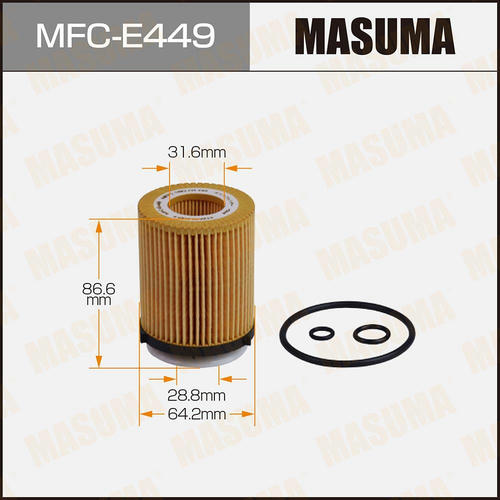 Фильтр масляный Masuma (вставка), MFC-E449