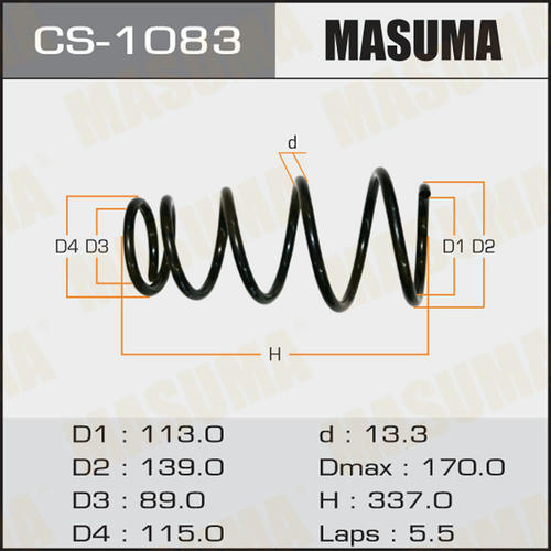 Пружина подвески Masuma, CS-1083