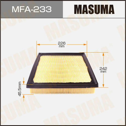 Фильтр воздушный Masuma, MFA-233