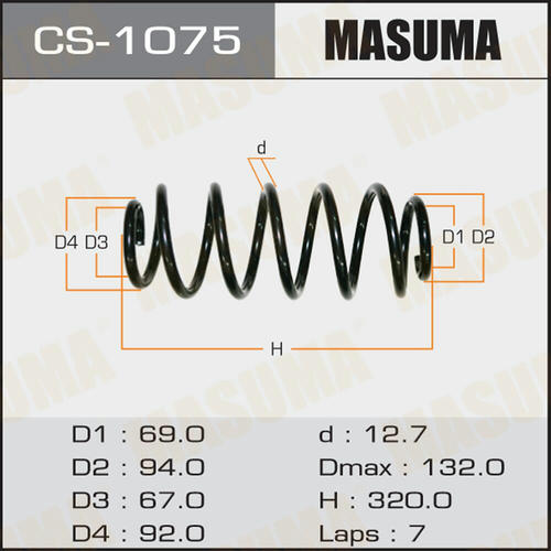 Пружина подвески Masuma, CS-1075