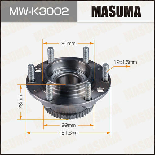 Ступичный узел Masuma, MW-K3002