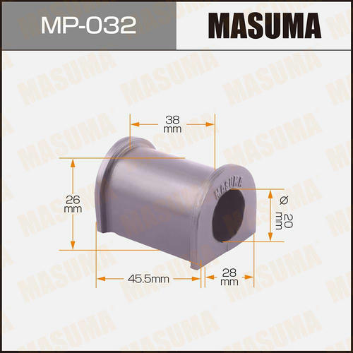 Втулка стабилизатора Masuma, MP-032