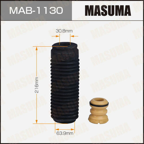 Пыльник амортизатора Masuma (резина), MAB-1130