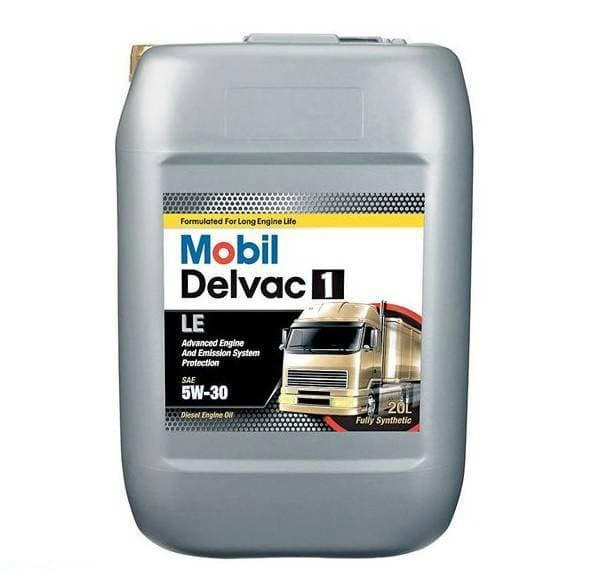 Масло MOBIL Delvac 1 LE 5W30 моторное синтетическое 20л артикул 152707