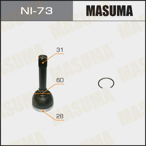 ШРУС наружный Masuma , NI-73