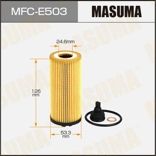 Фильтр масляный Masuma (вставка), MFC-E503