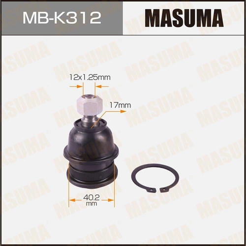 Опора шаровая Masuma, MB-K312