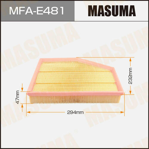Фильтр воздушный Masuma, MFA-E481