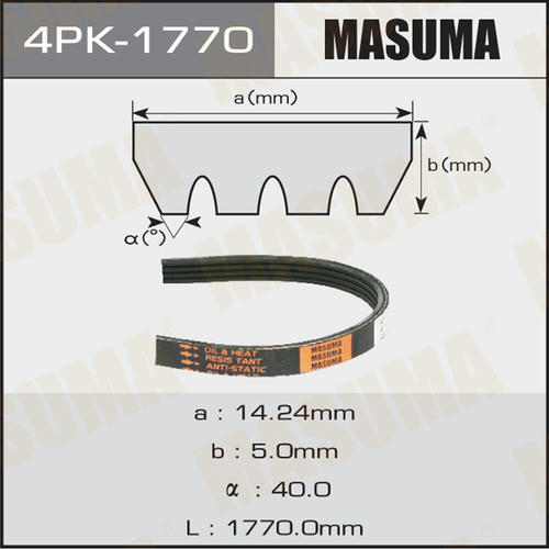 Ремень привода навесного оборудования Masuma, 4PK-1770