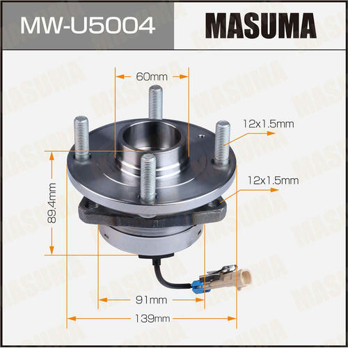 Ступичный узел Masuma, MW-U5004