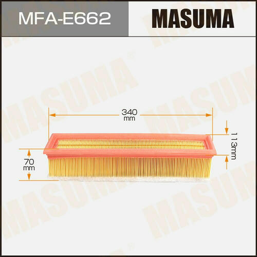 Фильтр воздушный Masuma, MFA-E662