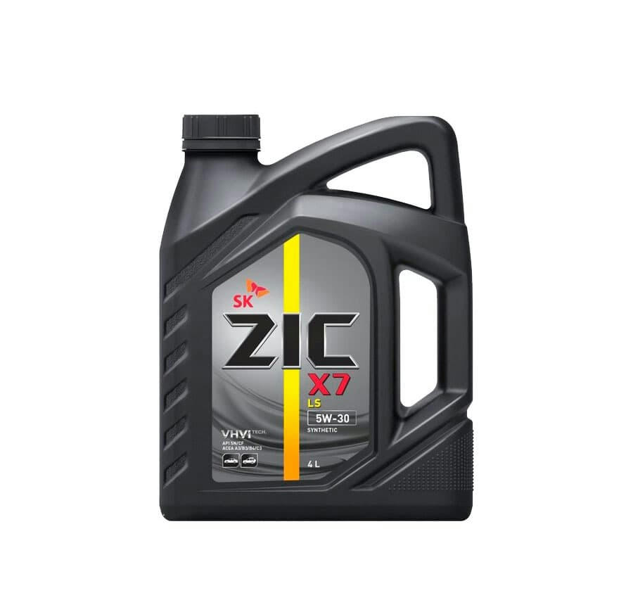 Масло моторное ZIC X7 LS 5W30 синтетическое 4л 162619