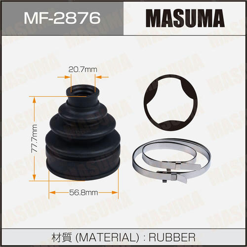 Пыльник ШРУСа Masuma (резина), MF-2876