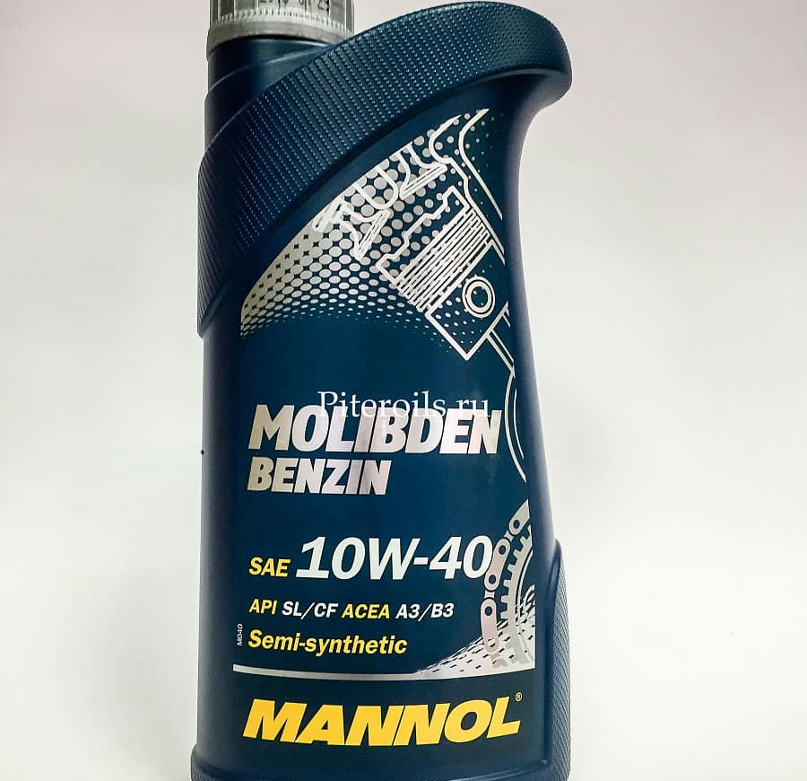 Масло моторное Mannol Molibden Benzin 10W40 полусинтетическое 1л 1120
