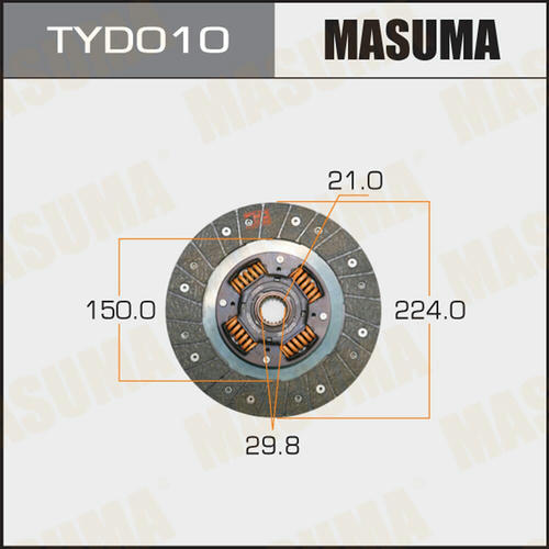 Диск сцепления Masuma, TYD010