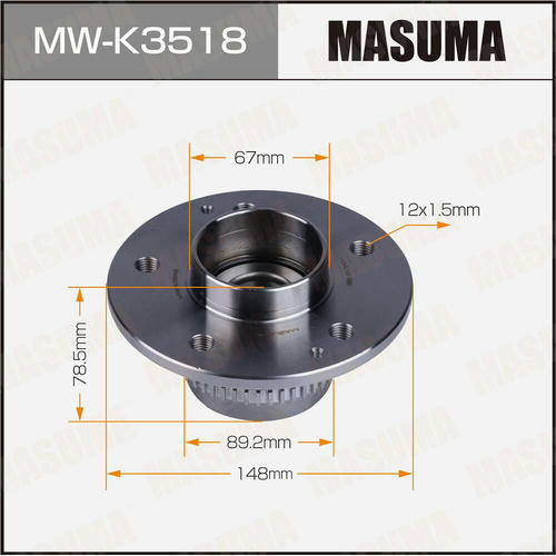 Ступичный узел Masuma, MW-K3518