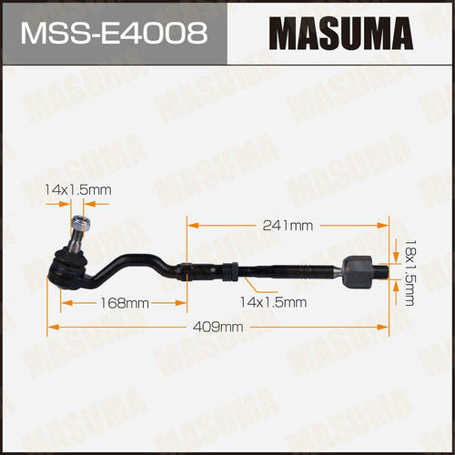Тяга рулевая (комплект) Masuma, MSS-E4008