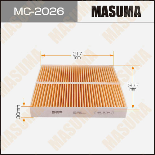Фильтр салонный Masuma, MC-2026