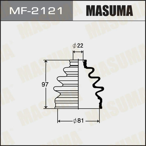 Пыльник ШРУСа Masuma (резина), MF-2121