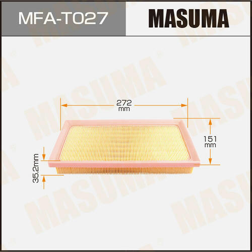 Фильтр воздушный Masuma, MFA-T027