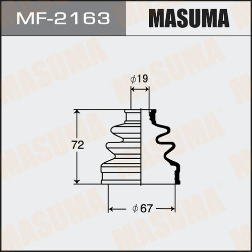 Пыльник ШРУСа Masuma (резина), MF-2163