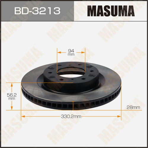 Диск тормозной Masuma, BD-3213