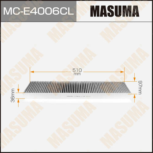 Фильтр салонный Masuma угольный, MC-E4006CL