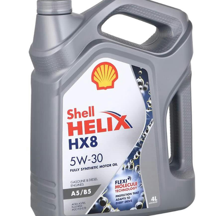 Масло моторное Shell Helix HX8 A5B5 5W30 синтетическое 4л 550046777