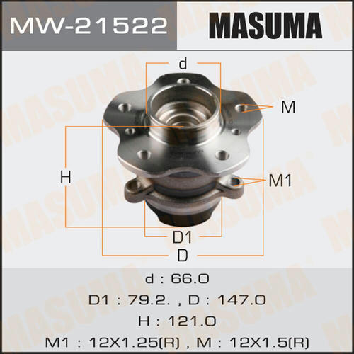Ступичный узел Masuma, MW-21522