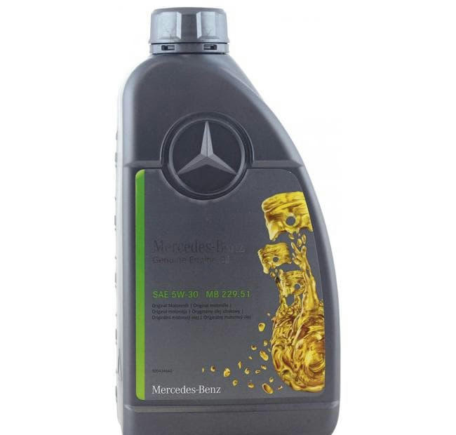 Масло моторное Mercedes-Benz MB 229.6 5W30 1л A000 989 82 02 11 BJER артикул A000989820211BJER