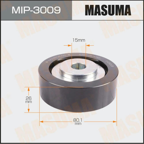 Ролик обводной ремня привода навесного оборудования Masuma, MIP-3009