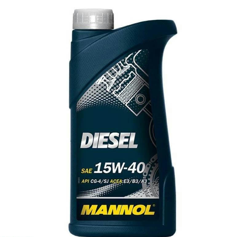 Масло MANNOL Diesel 15W40 моторное минеральное 1л артикул 1205