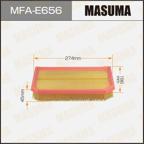 Фильтр воздушный Masuma, MFA-E656