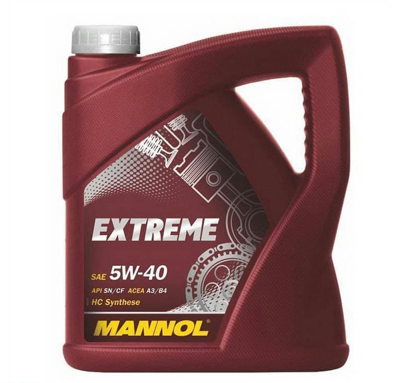 Масло MANNOL Extreme 5W40 моторное синтетическое 4л артикул 1021