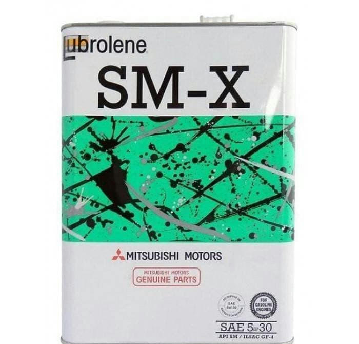 Масло MITSUBISHI SM-X 5W30 моторное синтетическое 4л артикул MZ102565B