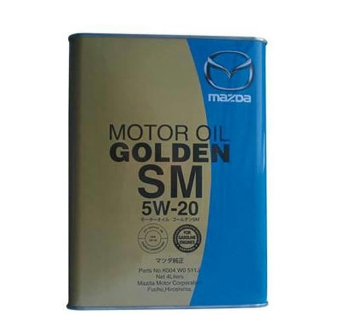 Масло моторное синтетическое Mazda Golden SM 5W20 4L (Япония)