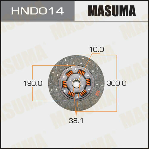 Диск сцепления Masuma, HND014