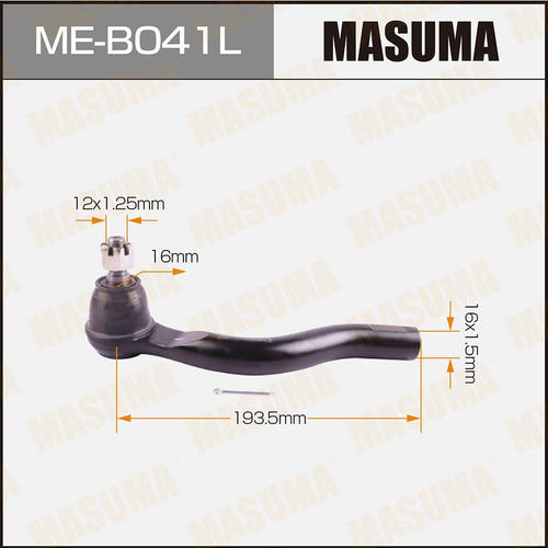 Наконечник рулевой Masuma, ME-B041L